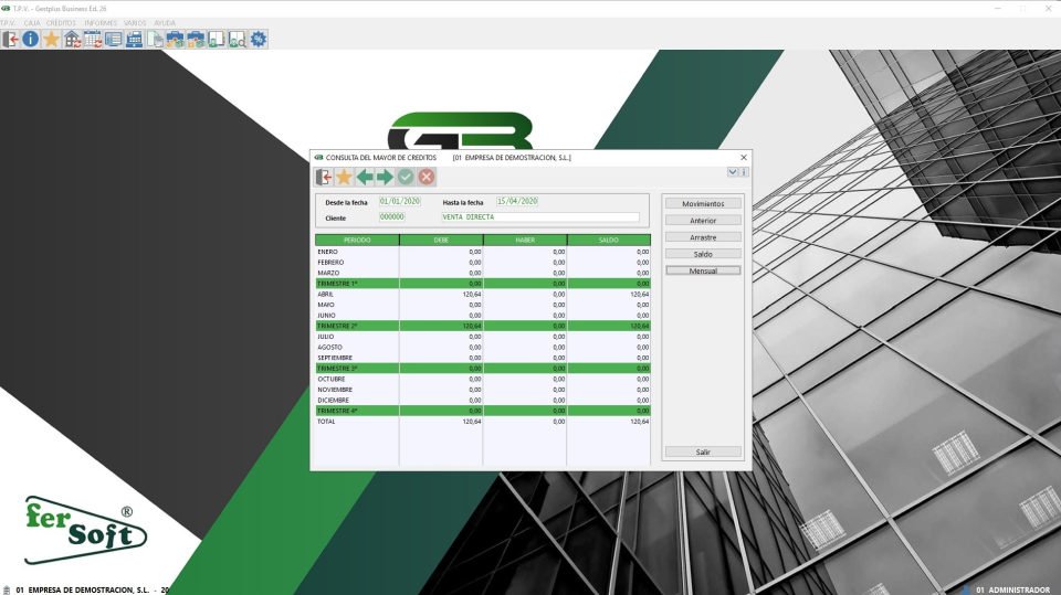 screenshot of Gestplus Business
